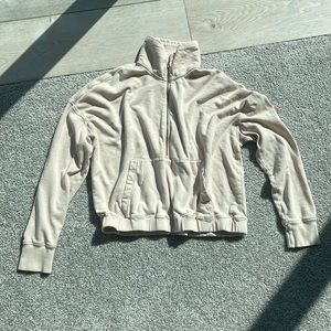 Light pink abiotic half zip